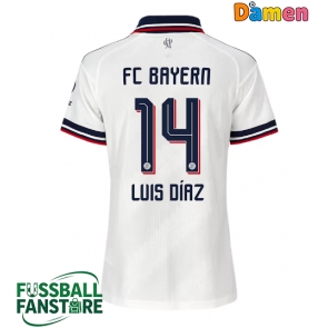 Bayern Munich Luis Diaz #14 Replik Auswärtstrikot Damen 2026-27 Kurzarm